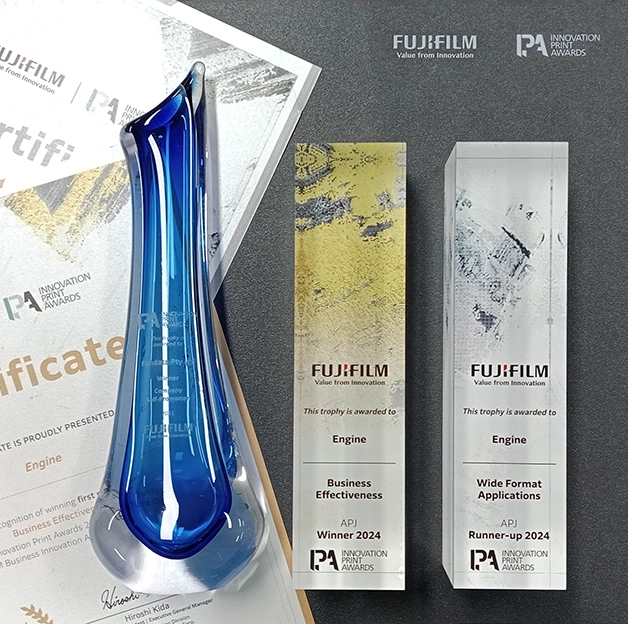 Engine has a long list of print awards and accolades